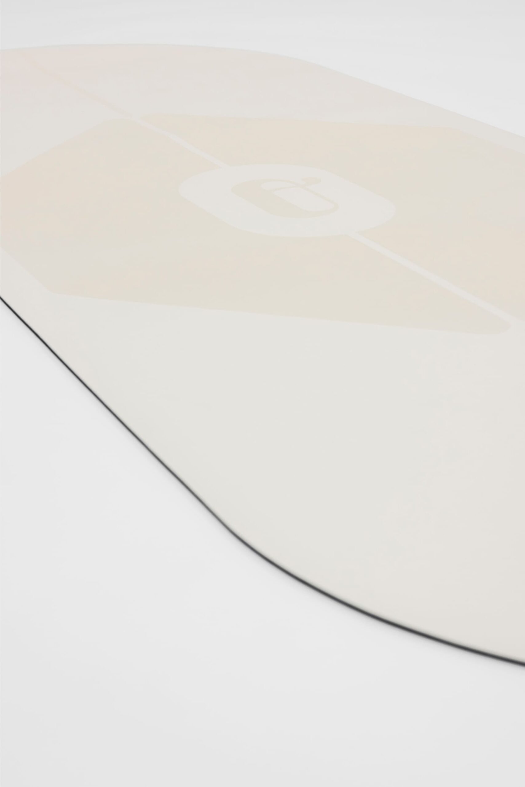 tapis-yoga-ovale-arrondi-blanc-ogma-divinité-holistique-ancrage-stabilité tapis de yoga Ogma, divinité de la sagesse, blanc en caouchouc naturel biosourcé